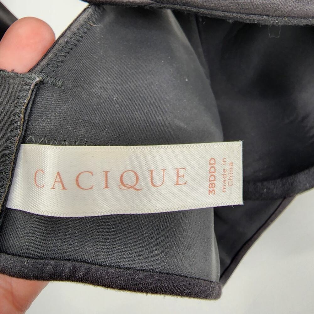 Cacique Black Underwire Full Coverage Lightly Lin… - image 2